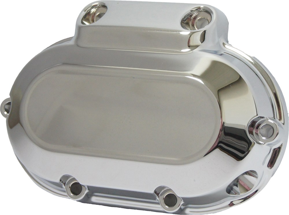 HARDDRIVE Trans Side Cover Chrome 6 Spd Twin Cam 07-17 & Dyna 06 - 302226