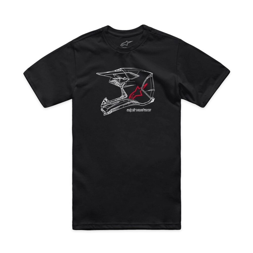 ALPINESTARS MX Helmets CSF Tee (2024) — Black