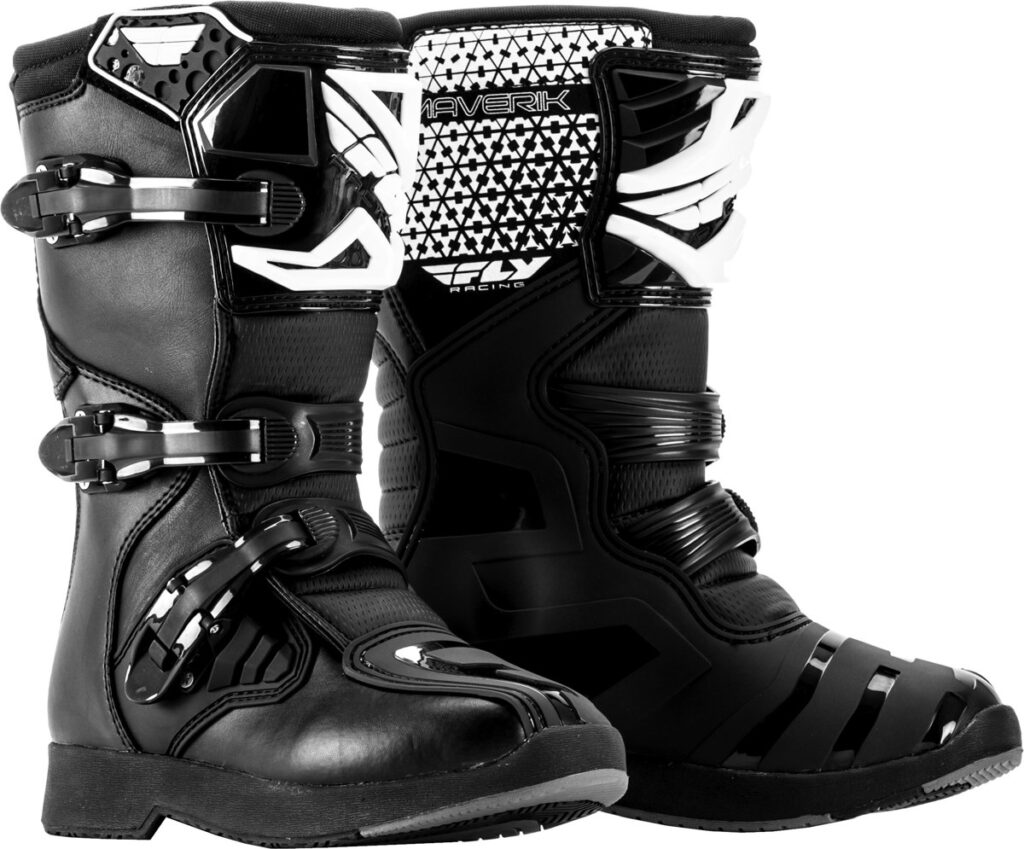 FLY RACING Youth Maverik MX Boots — Black