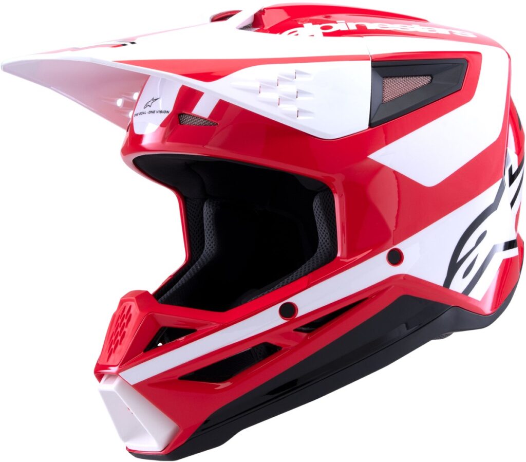 ALPINESTARS SM3 Heat Helmet — Red/White/Black — HEAT