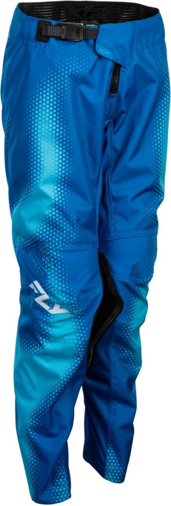 FLY RACING Youth Kinetic Torch Pants (2027) — Light Blue/Blue — TORCH