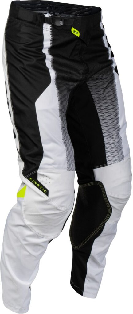FLY RACING Kinetic Fade Pants (2027) — White/Black/Hi-Vis — FADE