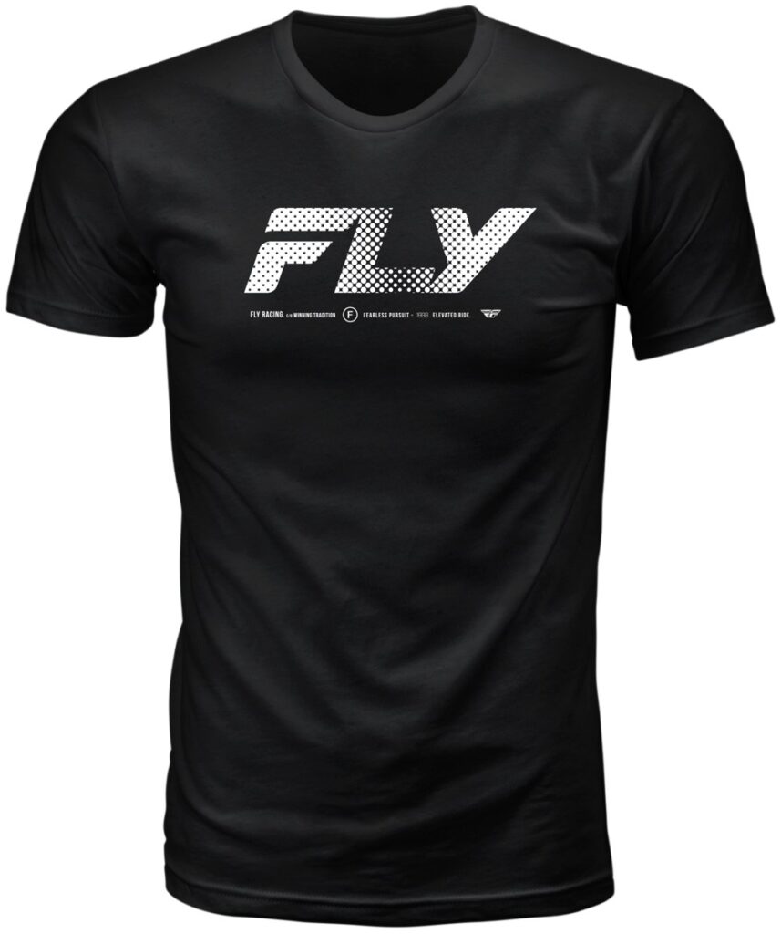 FLY RACING Worldwide Tee — Black — WORLDWIDE