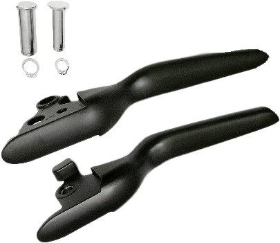 HARDDRIVE Lsr Lever Set Black Softail 18-24 - 053591