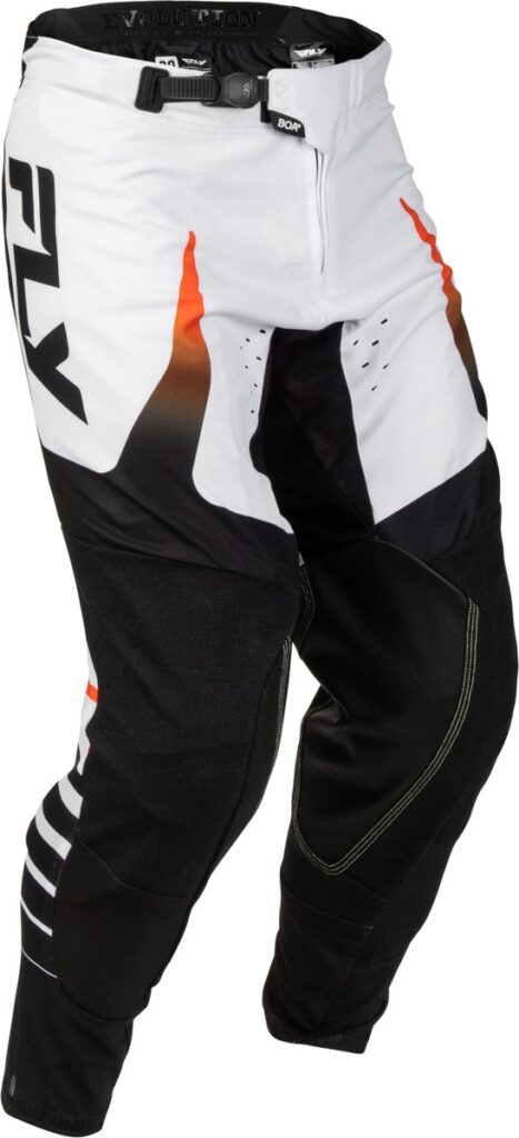 FLY RACING Evolution DST Bolt Pants (2027) — White/Black/Orange — BOLT