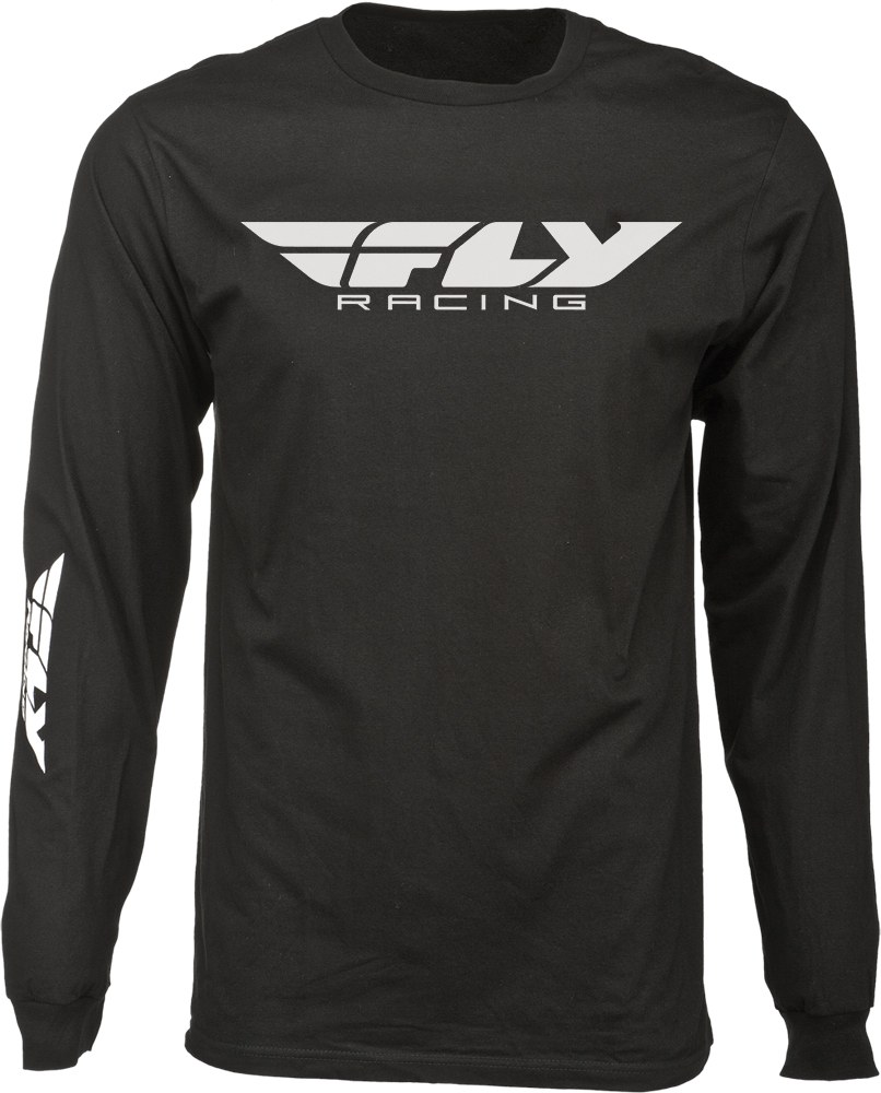 FLY RACING Corporate Long Sleeve Tee — Black