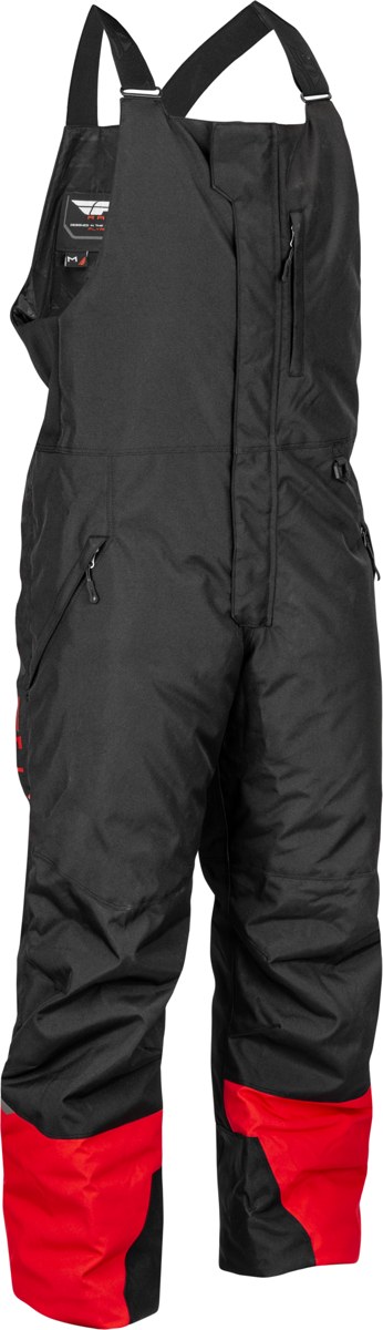 FLY RACING Outpost Bib (2024) — Black/Red