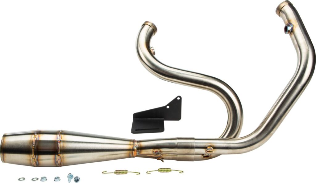 SAWICKI 2In1 Sportster Cannon Brushed `04-22 - 930-01216