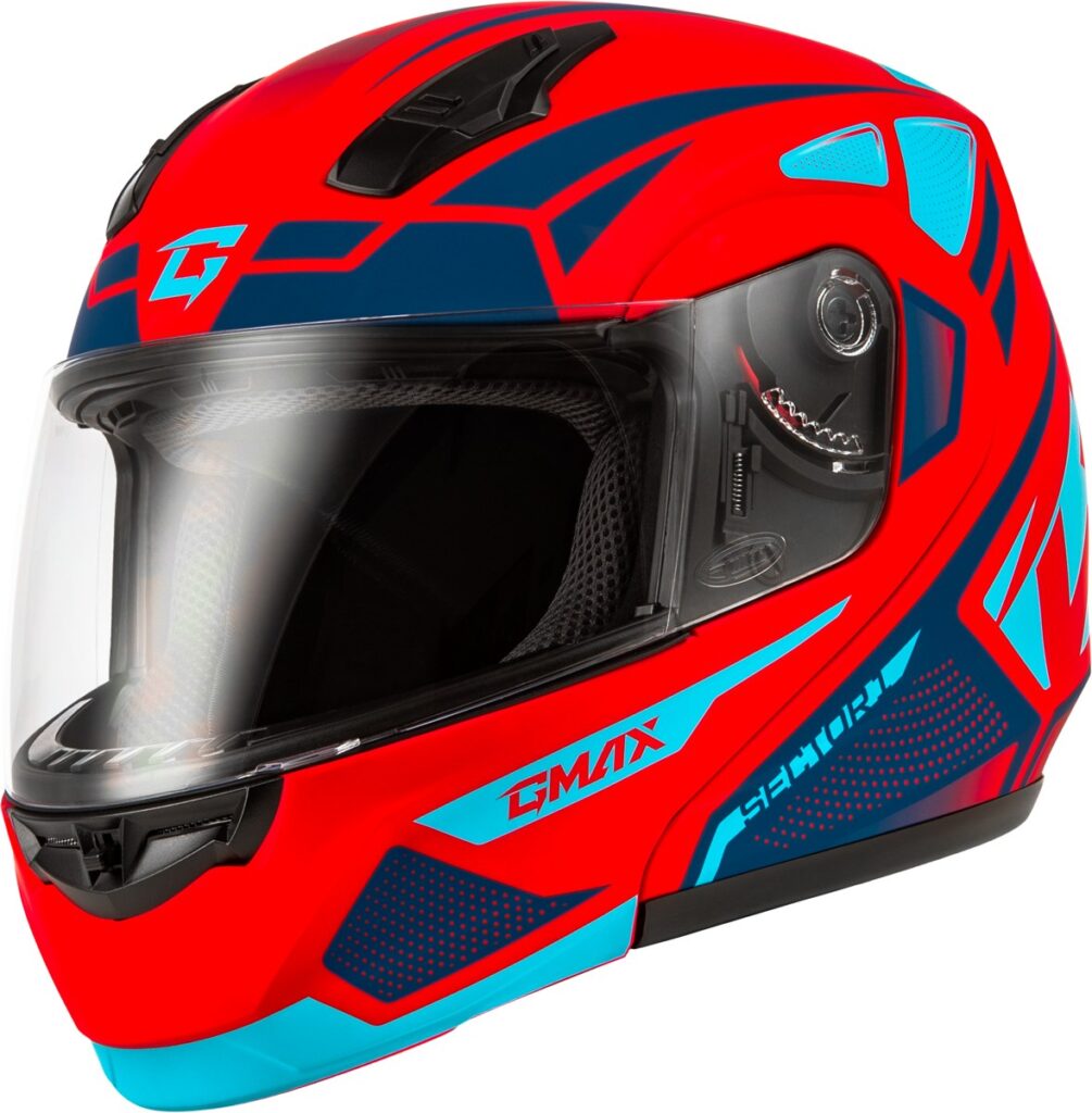 GMAX MD-04 Sector Helmet — Red/Blue — SECTOR