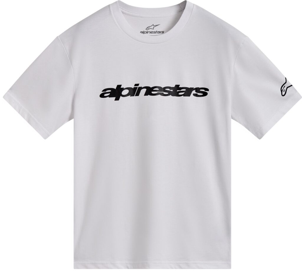 ALPINESTARS Wordmark SS CSF Tee — White/Black