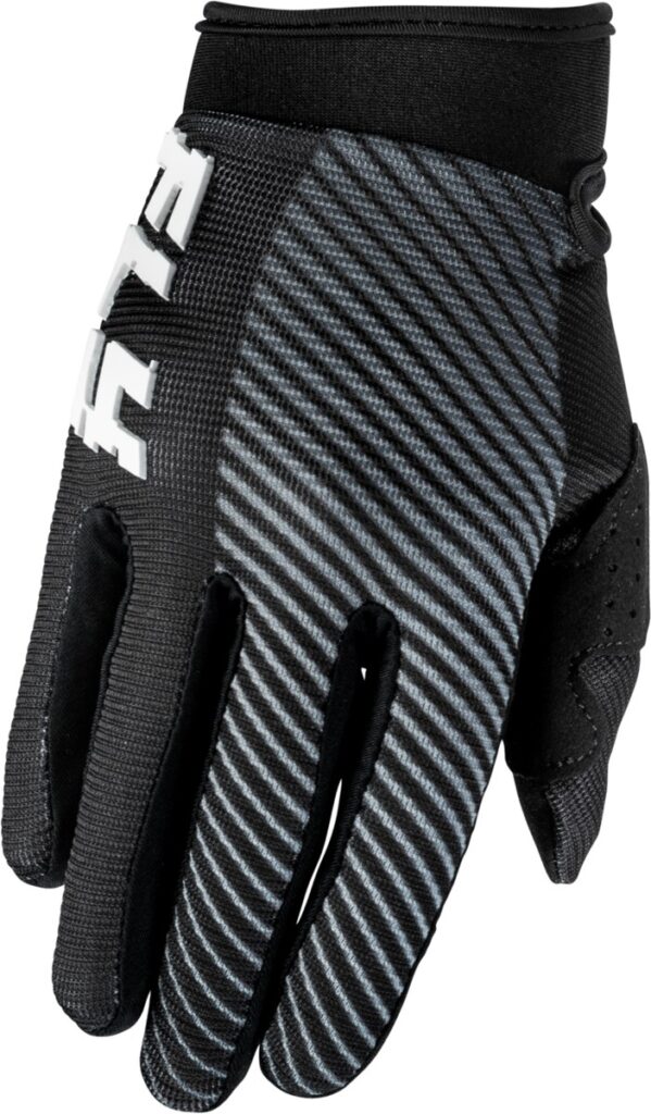 FLY RACING F-16 Youth Gloves (2026) — Black/White