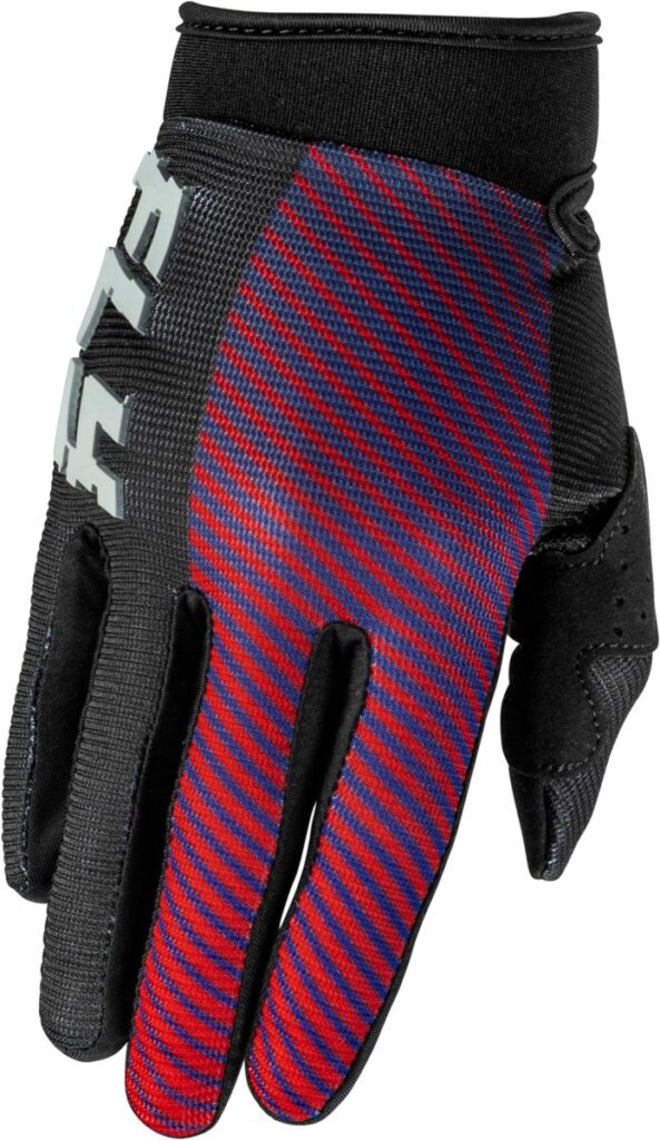 FLY RACING F-16 Youth Gloves (2026) — Black/Red/Purple