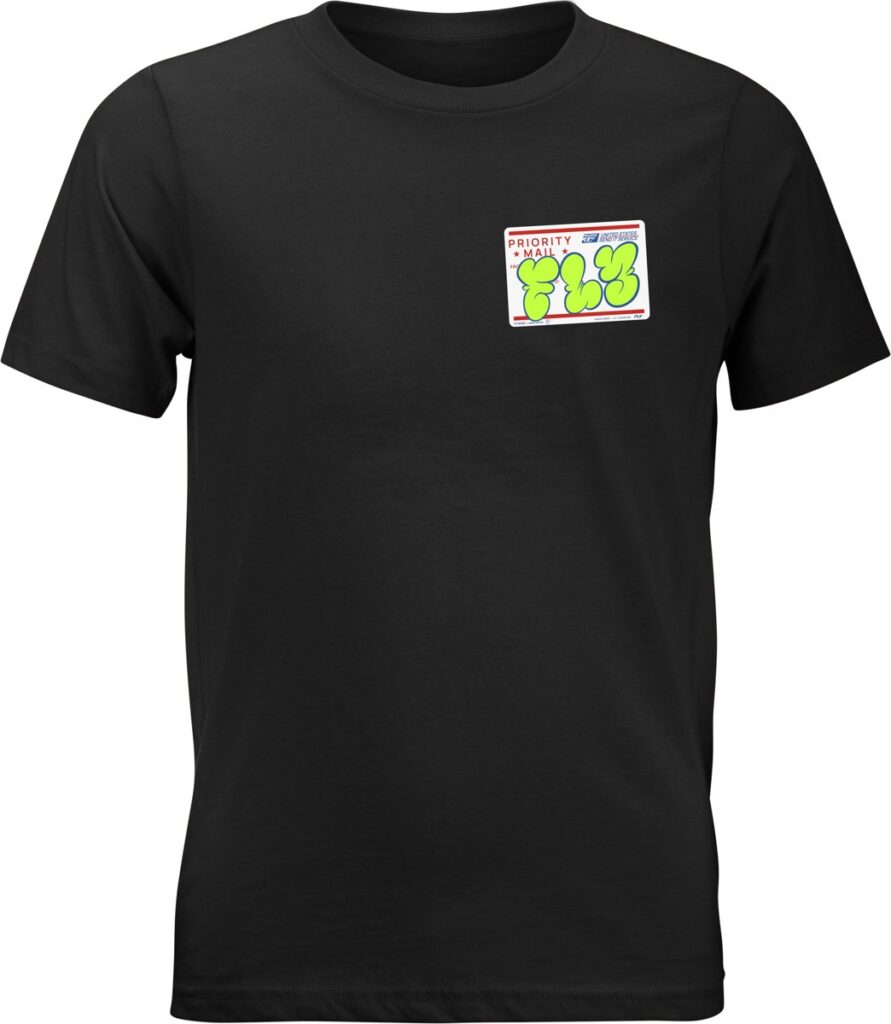 FLY RACING Fly Graffiti Youth Tee — Black — GRAFFITI