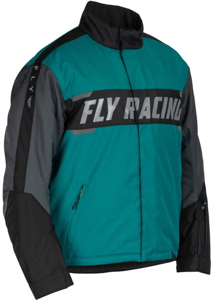 FLY RACING Outpost Jacket (2024) — Black/Teal/Orange