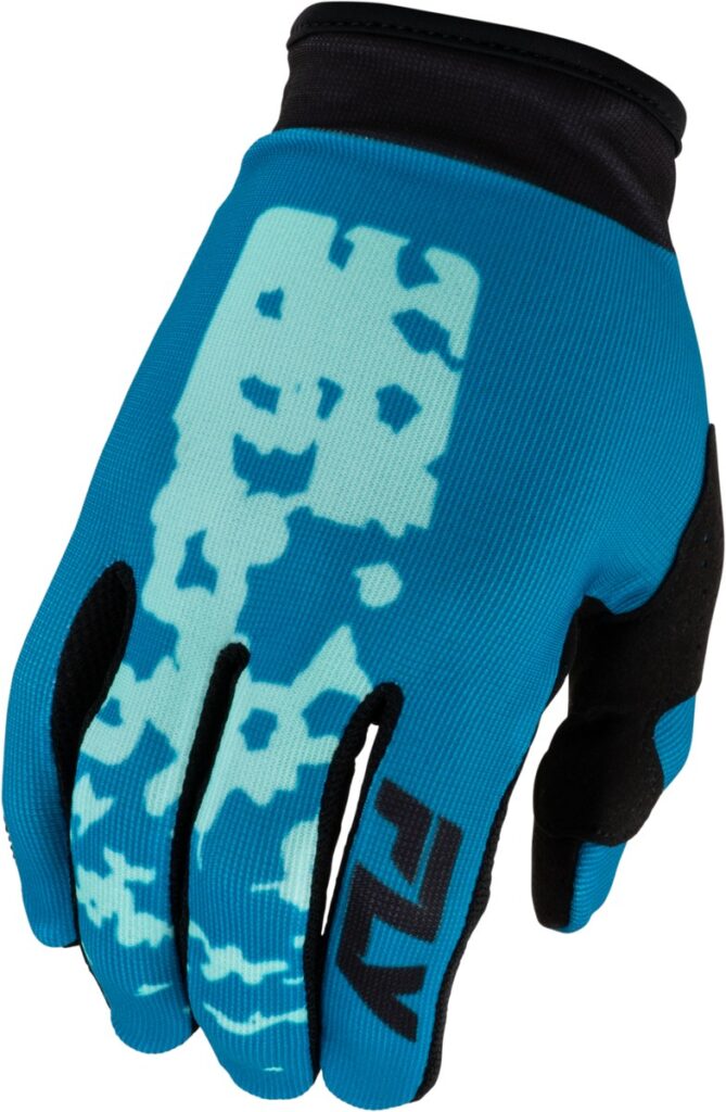 FLY RACING Women's Lite Flake Gloves (2027) — Aqua/Teal/Black — FLAKE