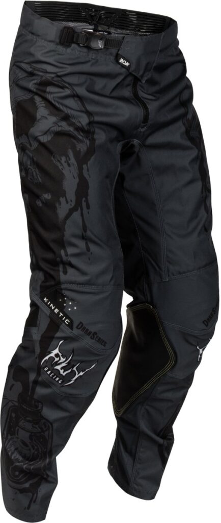 FLY RACING Kinetic Dark Series Pants (2027) — Grey/Black — DARK SERIES