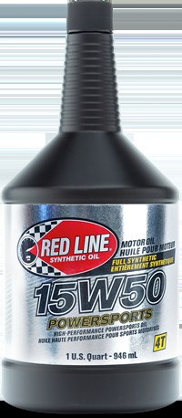 RED LINE POWERSPORTS 4T 15W50 1 QT