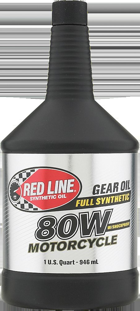 RED LINE GEAR OIL W/SHOCKPROOF 80W 1 QT