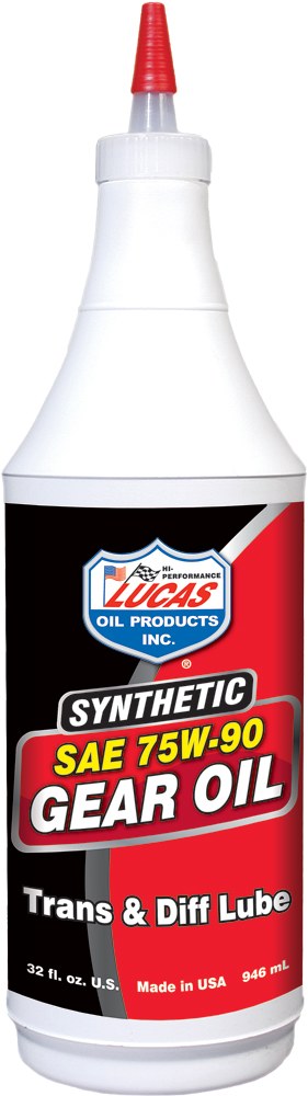 LUCAS SYNTHETIC GEAR OIL 75W90 1 QT