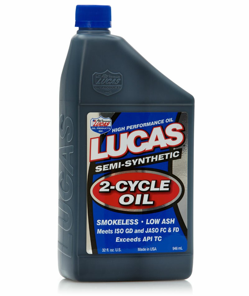LUCAS SEMI-SYNTHETIC OIL 2T 1 QT