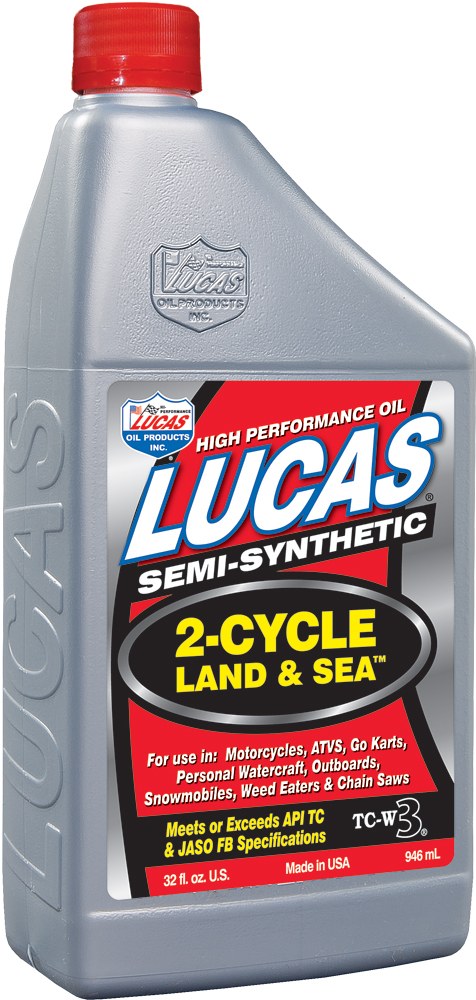 LUCAS SEMI-SYN LAND/SEA OIL 2T 1 QT