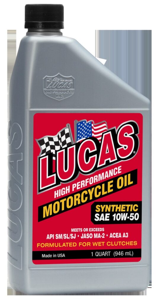 LUCAS SYNTHETIC HP OIL10W50 4T 1 QT