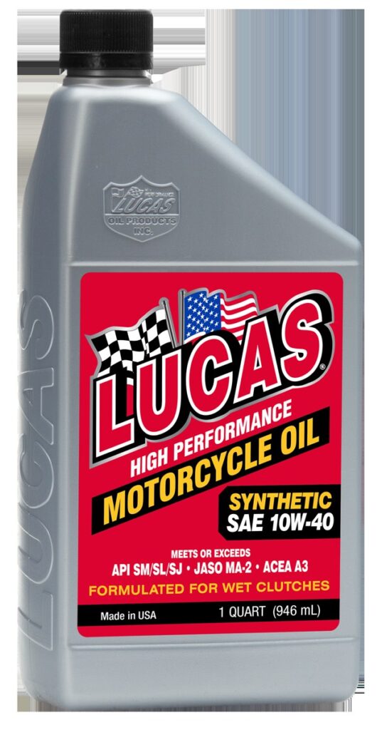 LUCAS SYNTHETIC HP OIL 10W40 4T 1 QT