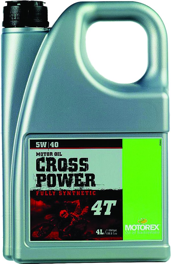 MOTOREX CROSS POWER MOTOR OIL 4T 5W40 4L
