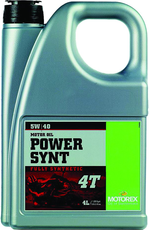 MOTOREX POWER SYNTHETIC MOTOR OIL 4T 5W40 4L