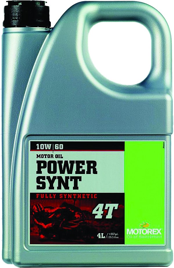 MOTOREX POWER SYNTHETIC MOTOR OIL 4T 10W60 4L