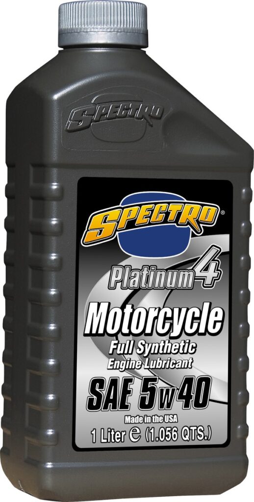 SPECTRO PLATINUM M/C FULL SYN OIL 4T 5W40 1L