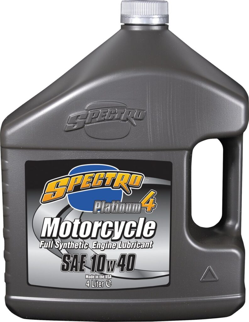 SPECTRO PLATINUM M/C FULL SYN OIL 4T 10W40 4L