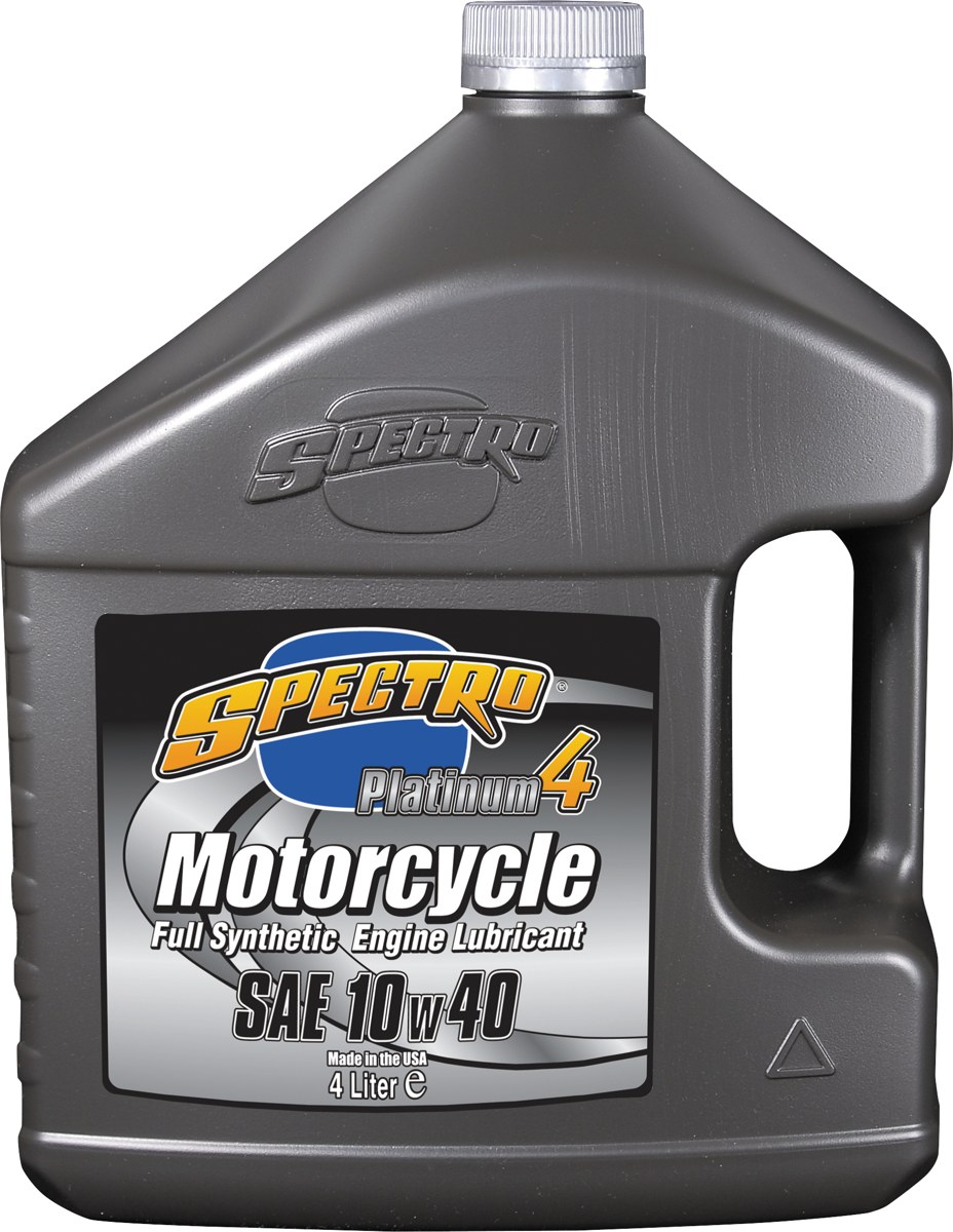 SPECTRO PLATINUM M/C FULL SYN OIL 4T 10W40 4L