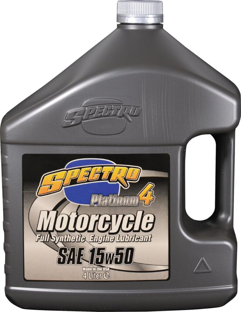 SPECTRO PLATINUM M/C FULL SYN OIL 4T 15W50 4L