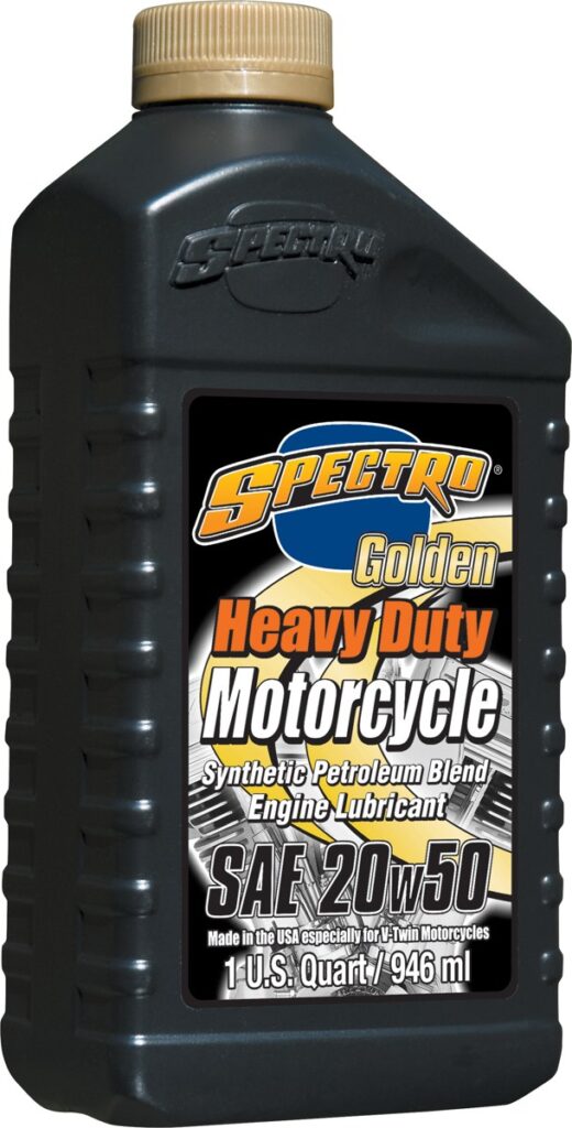 SPECTRO GOLDEN M/C SEMI-SYN HD OIL 20W50 1QT