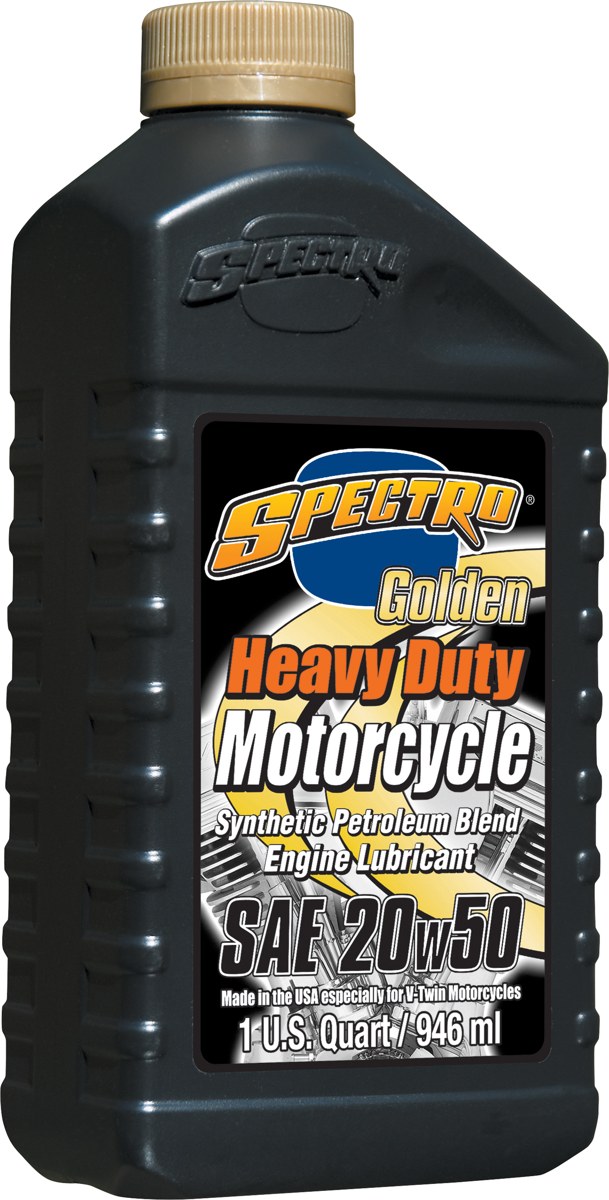SPECTRO GOLDEN M/C SEMI-SYN HD OIL 20W50 1QT