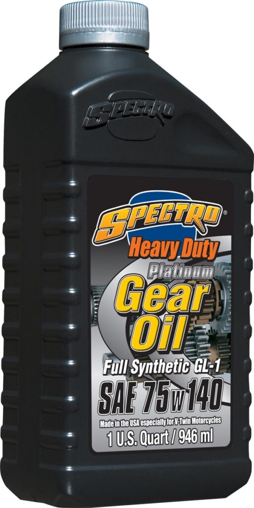 SPECTRO PLATINUM FULL SYN HD GEAR OIL 75W140 1QT