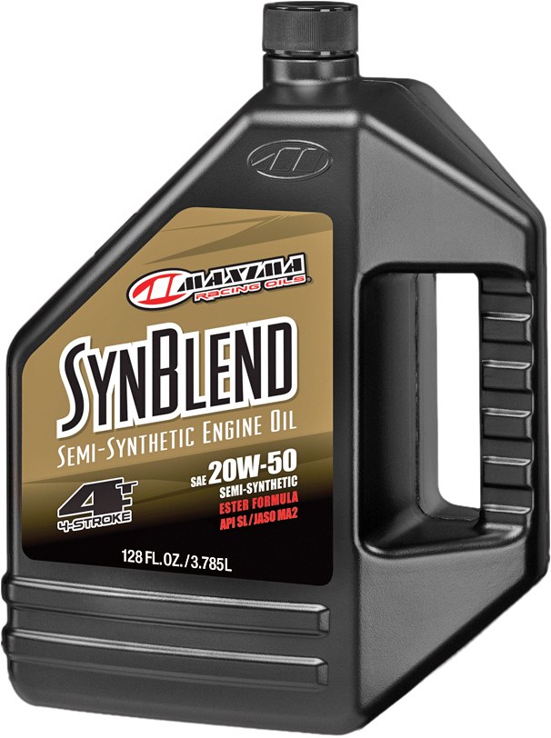 MAXIMA SYNTHETIC BLEND MOTOR OIL 4T 20W50 1GAL