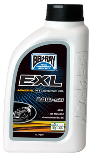 BEL-RAY EXL MINERAL OIL 20W50 4T 1L