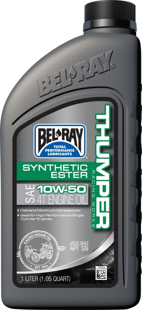 BEL-RAY THUMPER SYN ESTER OIL 10W50 4T 1L
