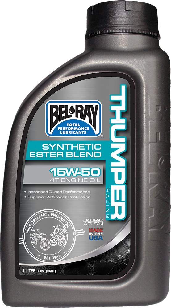 BEL-RAY THUMPER SEMI-SYN ESTER 15W50 1L