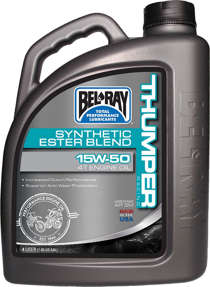 BEL-RAY THUMPER SEMI-SYN ESTER 15W50 4L