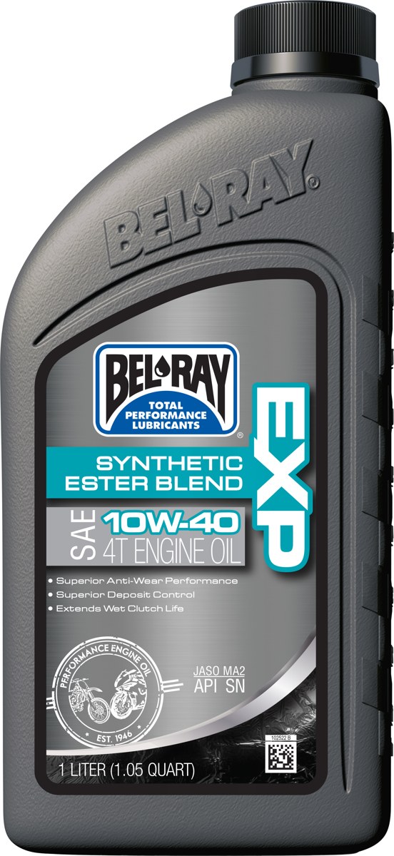 BEL-RAY EXP SEMI-SYN ESTER OIL 10W40 1L