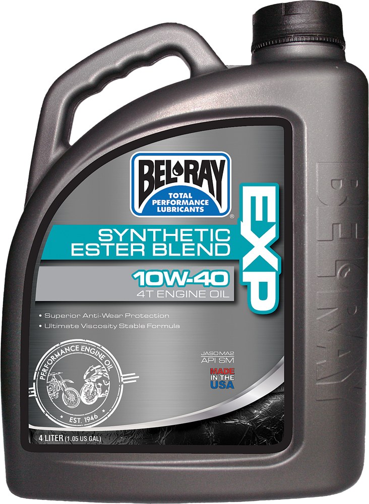 BEL-RAY EXP SEMI-SYN ESTER OIL 10W40 4L