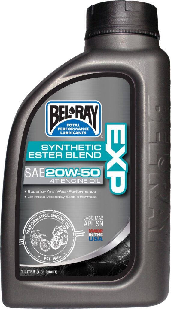 BEL-RAY EXP SEMI-SYN ESTER OIL 20W50 1L