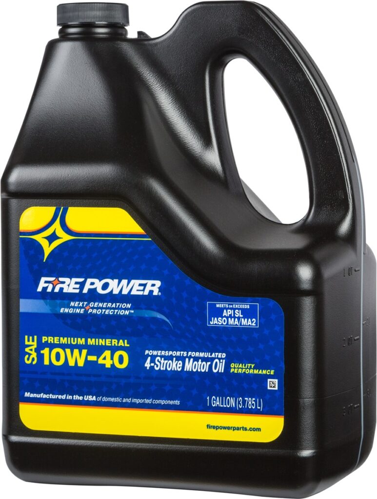 FIRE POWER MINERAL OIL 10W40 4T 1 GAL
