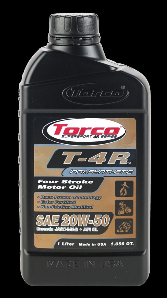 TORCO T-4R SYNTHETIC BLEND MOTOR OIL 4T 20W50 1L